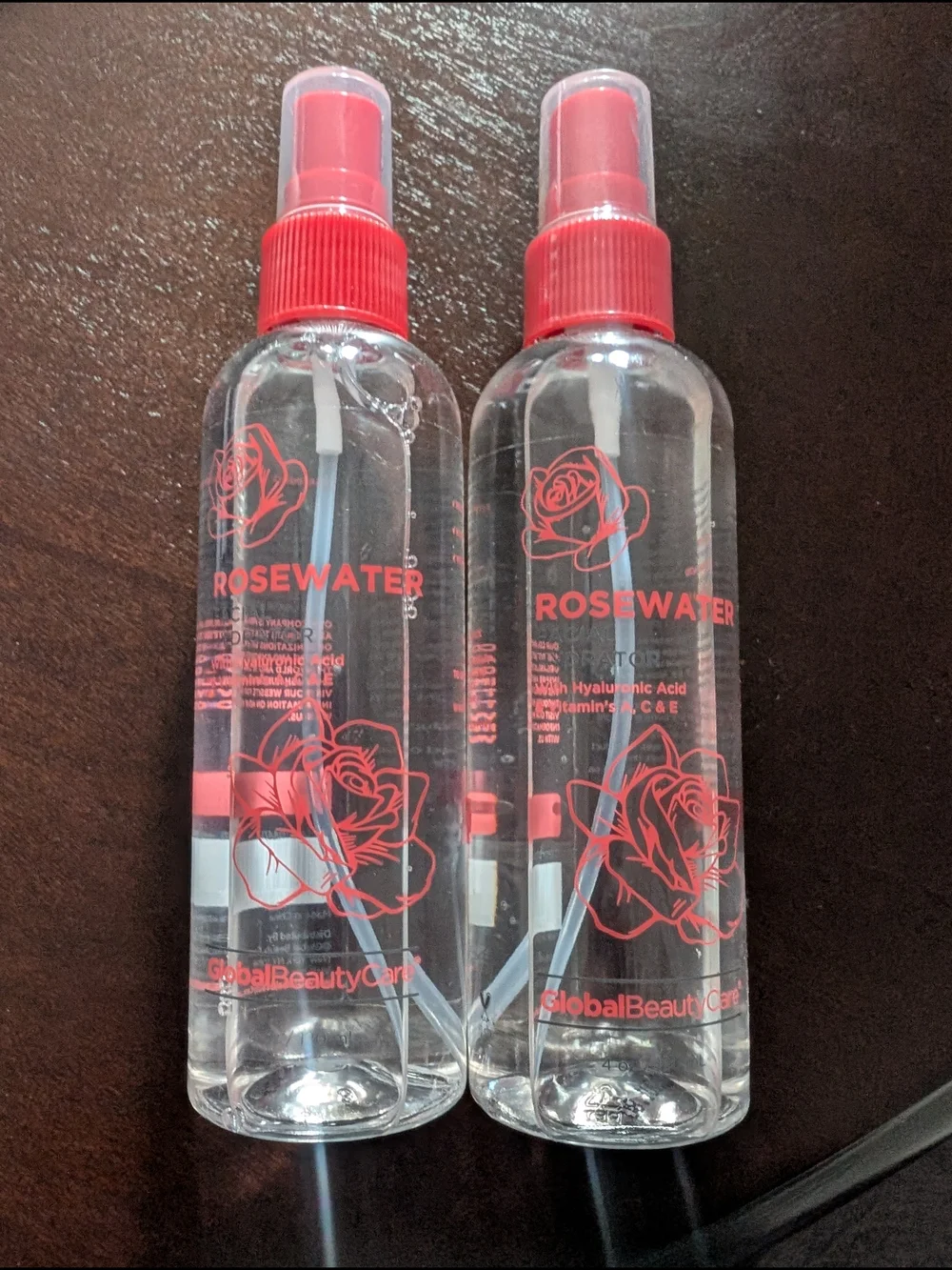 Rosewater Facial Spritz – Clear Liquid Spray (2 Pack)